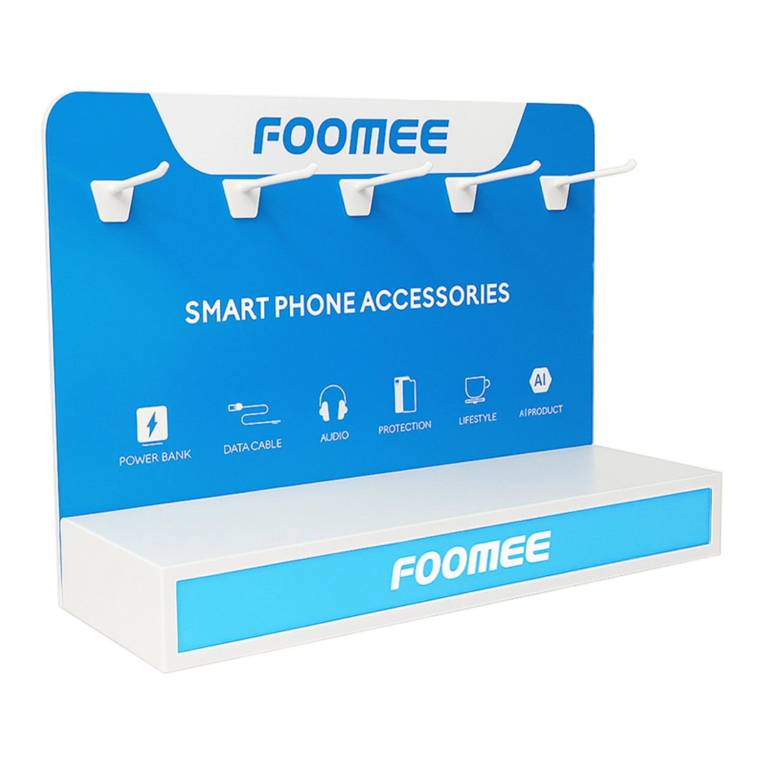 Hook Hanging Display Foomee Hook Hanging Display Foomee - Smartphone Accessory Product Display Rack - Image 1