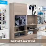 Customizable Wall-Mounted 3C Display System - Modular Combination Cabinet for Retail Stores - Image 2