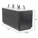 Digital Device Island Experience Table - Retail Display with Anti-Theft System for Stores (Square） - Image 3