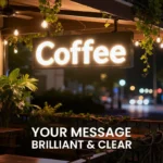 Mini LED Acrylic Letters with Transparent Acrylic Box（Customized Letter Color）- Indoor & Outdoor Use - Image 2