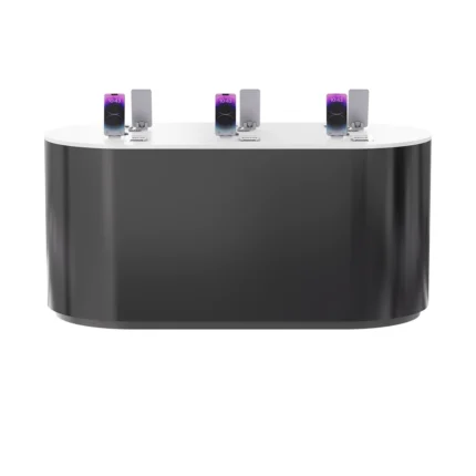 Premium Anti-Theft Island Display for Electronics - Retail Experience Station for Flagship Stores