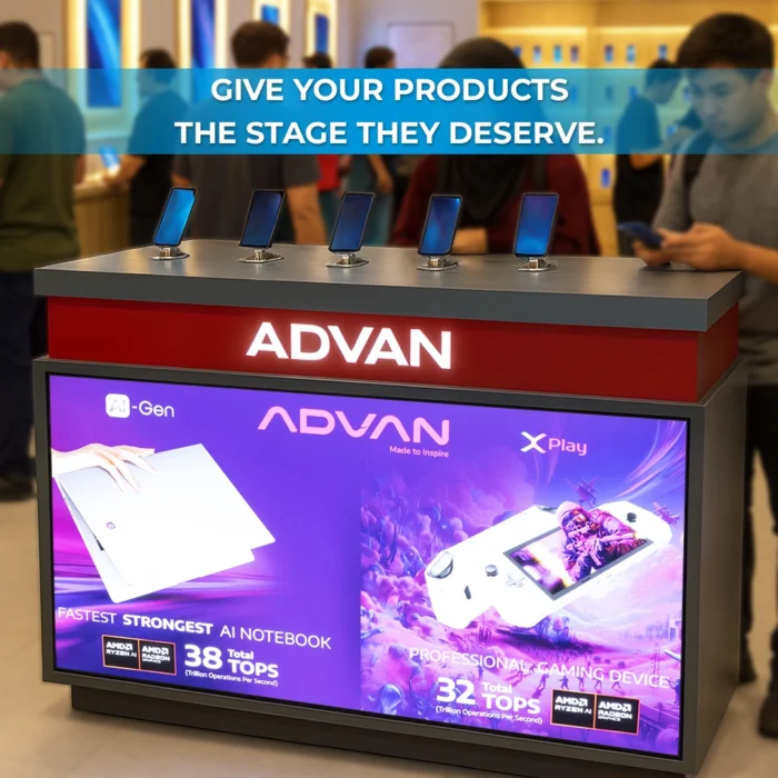 Led Counter Box Front Illuminated Display Counter with Integrated LED Lightbox Panel ...