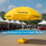 Promotional Branded Parasols Realme - Suitable For Outdoor Use - Image 2