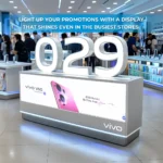 Vivo Lightbox Counter Display - Branding Number Sign - Image 2