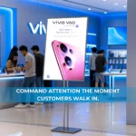 Vivo Professional Advertising Poster Frame Stand for Retail Spaces - Image 2