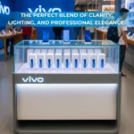 Vivo Professional Mobile Retail Display Case with Elevated Product Arrangement - Image 2