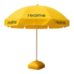 Promotional Branded Parasols Realme - Suitable For Outdoor Use