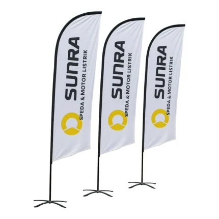 Promotional Road Flag Sunra - Suitable For Outdoor Use