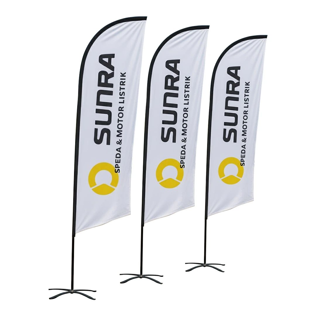 Promotional Road Flag Sunra Promotional Road Flag Sunra - Suitable For Outdoor Use - Image 1