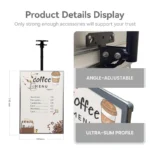 Top-Hanging Menu Board Display Spliced Available Advertising Light Box Sign for Shops - Indoor Use Only - Image 3