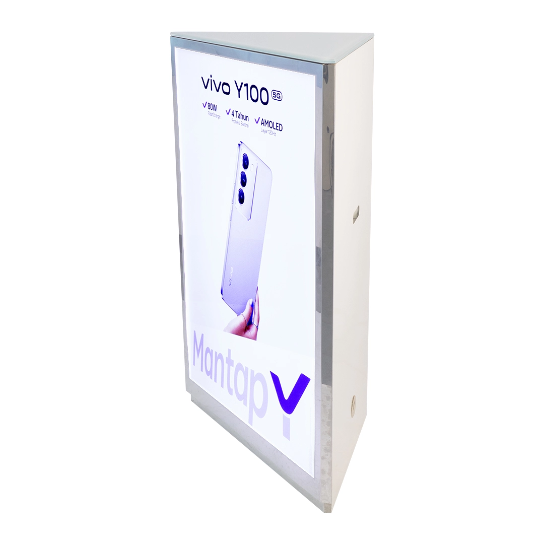 Vivo Premium Tri-Sided Slim LED Advertising Lightbox Vivo Premium Tri-Sided Slim LED Advertising Lightbox - Image 1