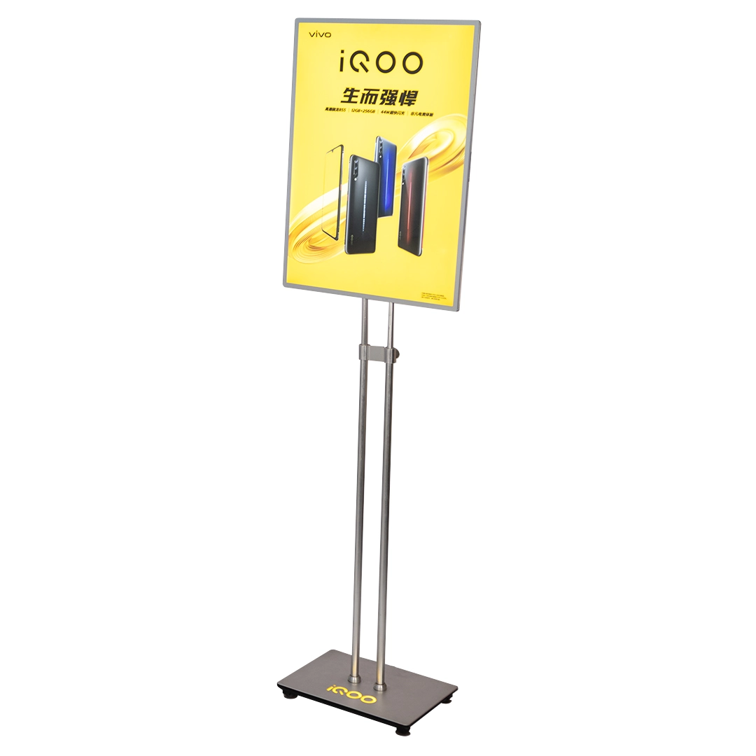 iQOO Premium Retail Poster Stand with Height Adjustment iQOO Premium Retail Poster Stand with Height Adjustment - Image 1