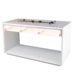Elegant Illuminated Retail Display Counter