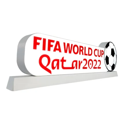 Professional Tabletop LED Backlit Brand Light Box Display - FIFA World Cup Qatar 2022