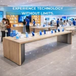 Ultra Wide Electronics Tech Experience Showcase Table - Image 2