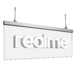 Premium Transparent Acrylic LED Brand Hanging Sign - Image 3