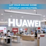 Premium Transparent Acrylic LED Brand Hanging Sign - Image 2