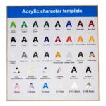 Acrylic Character Signage illuminated acrylic LED channel letter sign