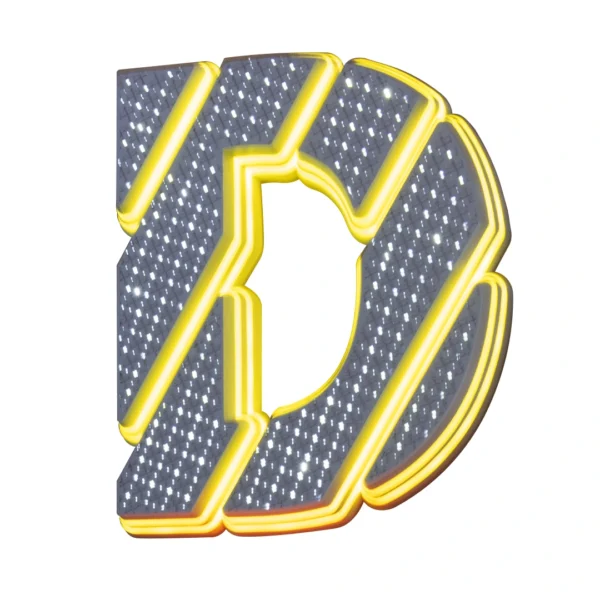 LED illuminated letters signage custom fabricated 3D channel letters