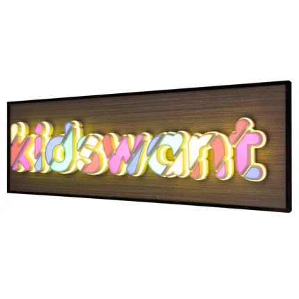 Kidswant 3D LED acrylic letter sign for retail store branding