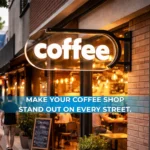 Commercial LED Coffee Shop Sign – Suitable For Outdoor Use - Image 2