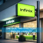 Infinix Double Sided LED Illuminated Lightbox with Side Mounting System - Image 2