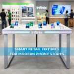 Infinix LED Smartphone Display Table for Mobile Retail Stores - Image 2
