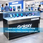 Samsung LED Acrylic Smartphone Display Showcase Counter - Image 2