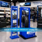 Sailun Tire Display Stand with Brochure Holder - Gambar 2