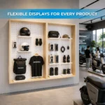 Omoway Custom Pegboard Display Cabinet for Retail Stores - Gambar 2