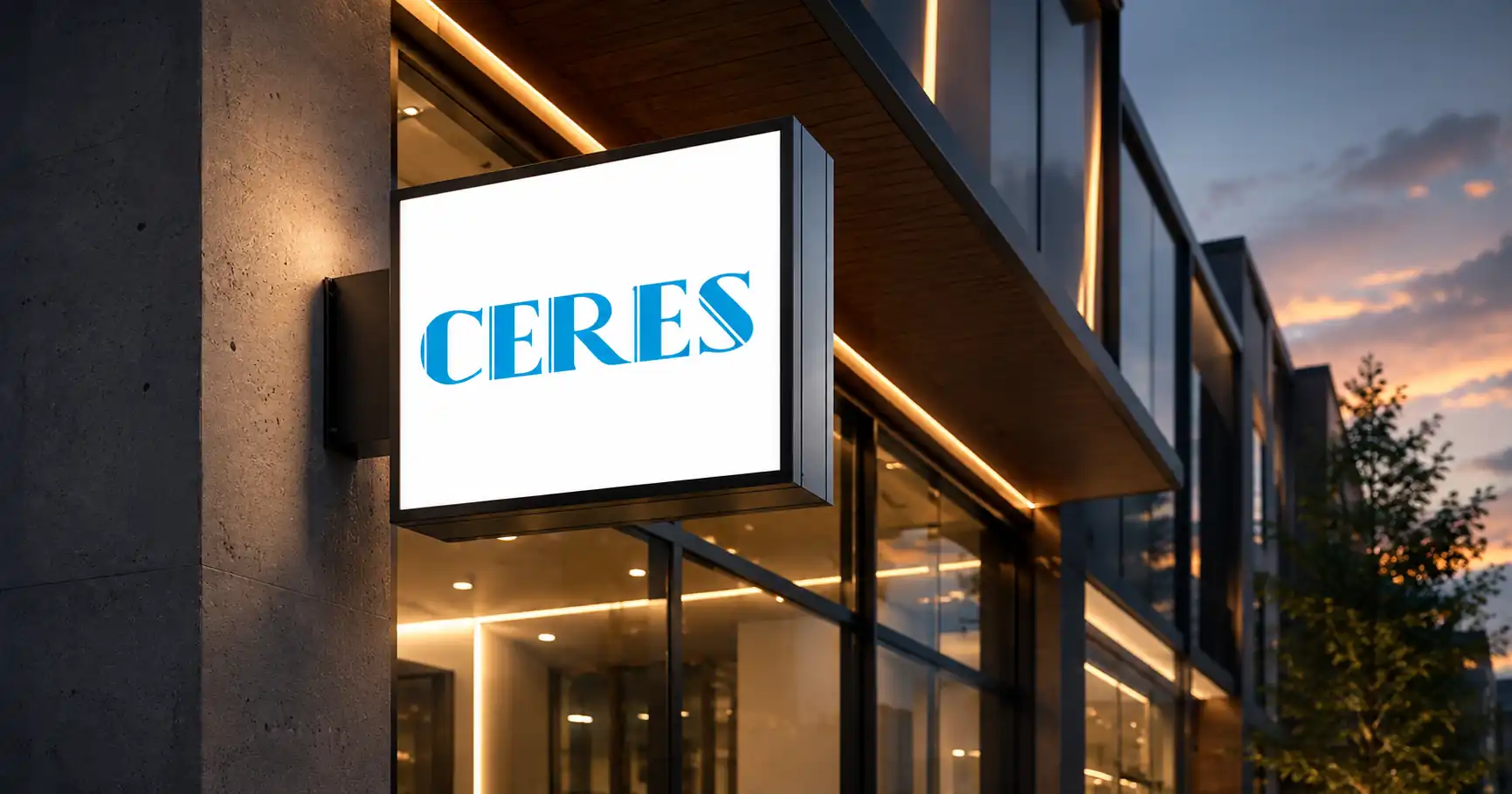 Neon Box Ceres Display