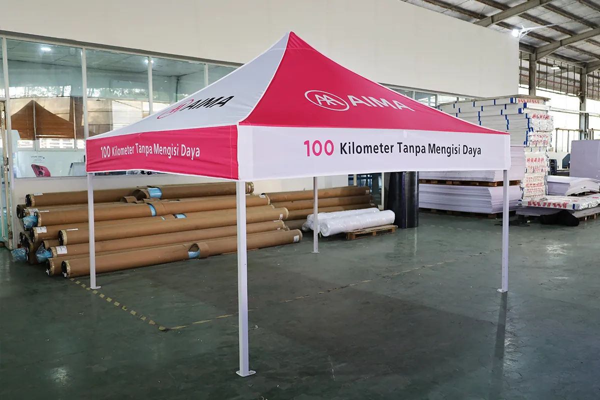alat promosi outdoor posm tenda promosi produsen Ceres Display Art Indonesia