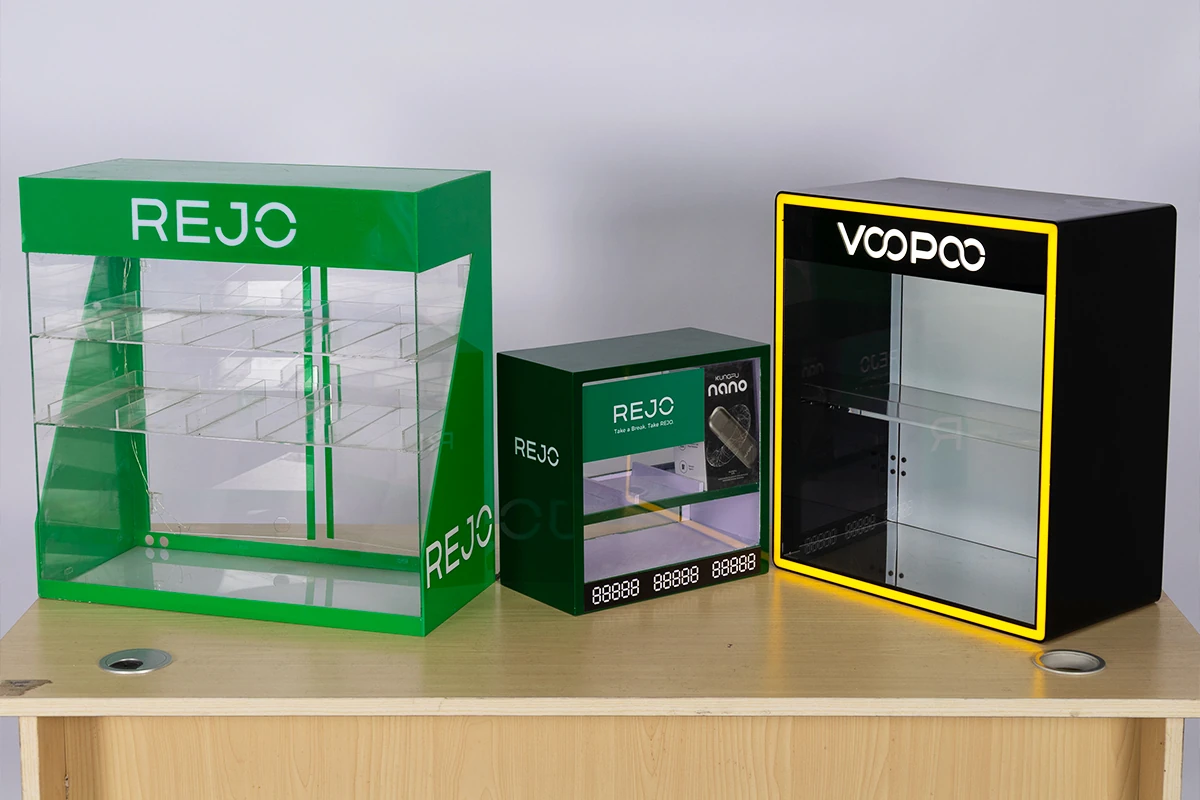 akrilik display box untuk display produk buatan Ceres Display Art Indonesia