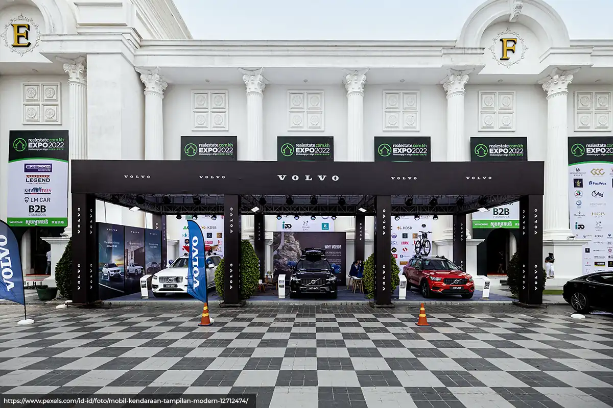 pabrik produksi bikin alat promosi outdoor posm stand tenda event bendera promosi custom Ceres Display Art Indonesia