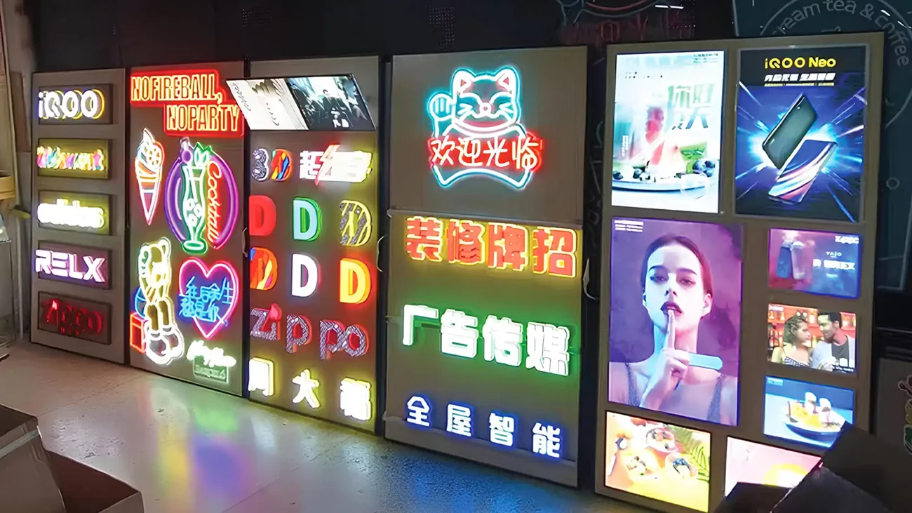 led signage huruf timbul dan papan nama toko