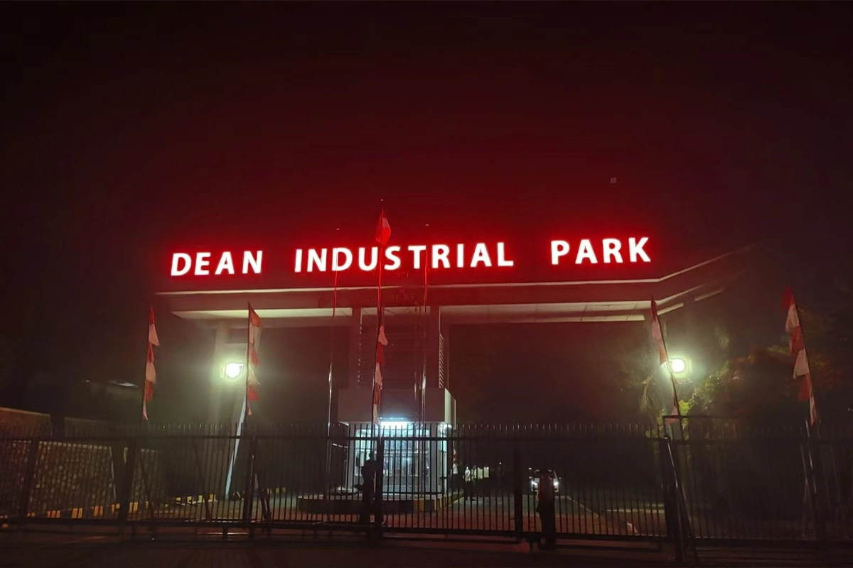 led signage pabrik dan papan nama perusahaan kantor