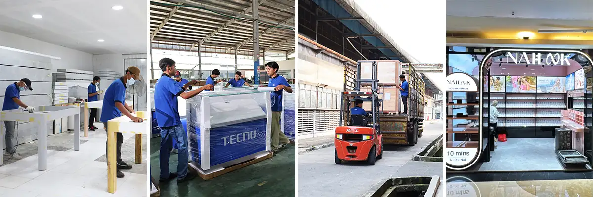 produksi display produk custom
