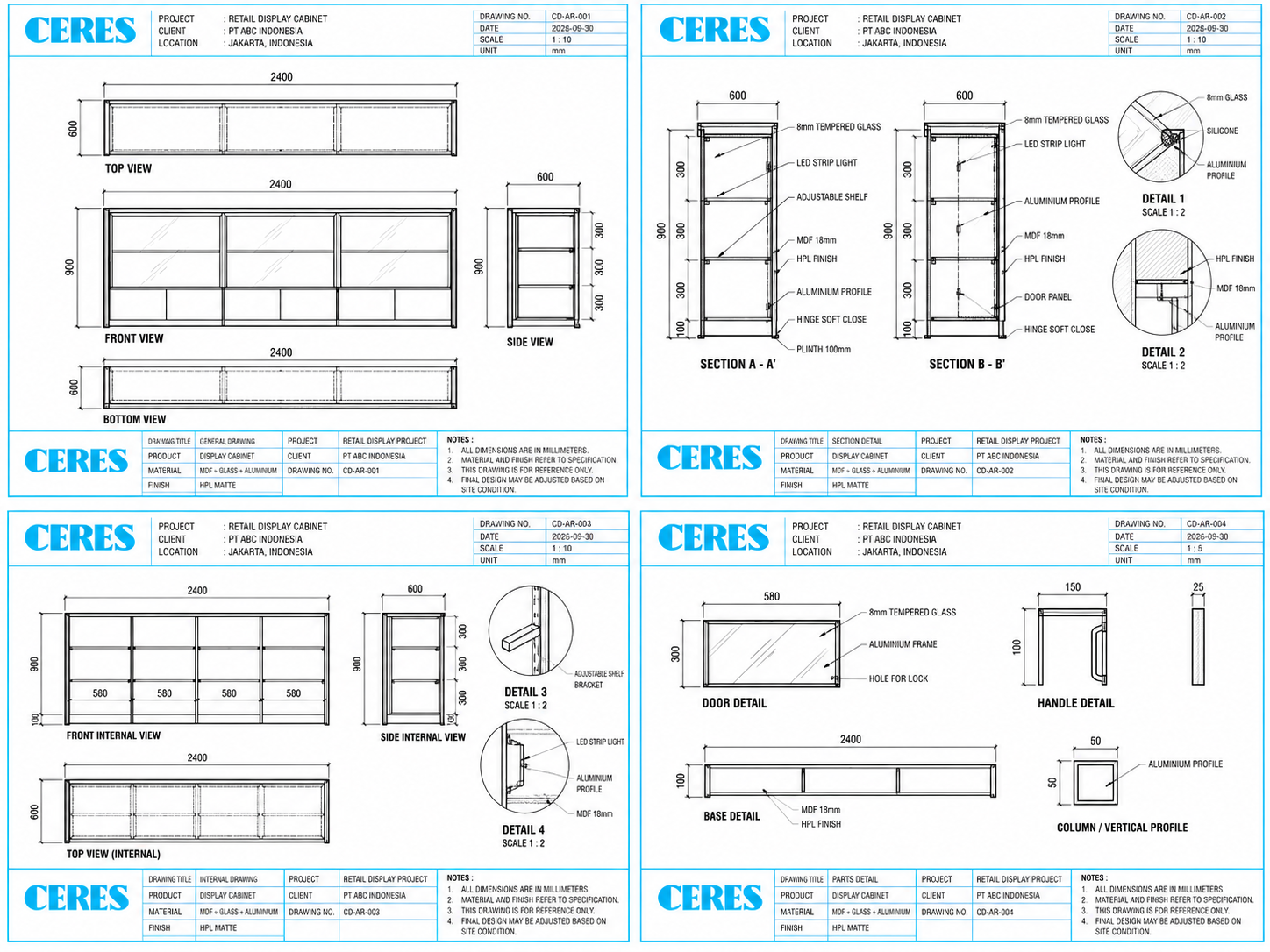 Final Production Drawings