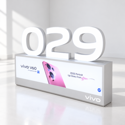 Vivo Lightbox Counter Display